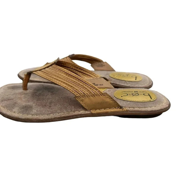 B O C Born Concepts Women's Alina Sunshine Yellow Slip On Thong Sandals Size 8 - Picture 1 of 5